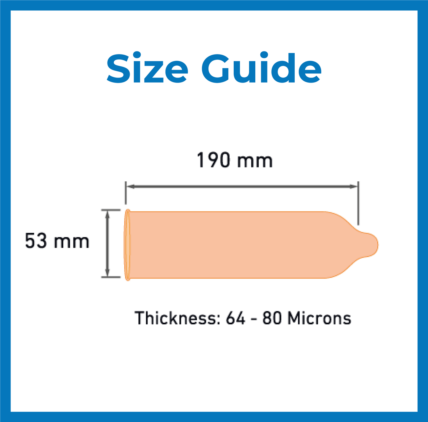Tropical Condom Size Guide