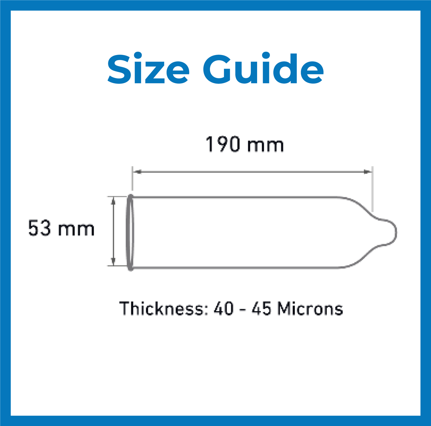Silk Thin Condom Size Guide