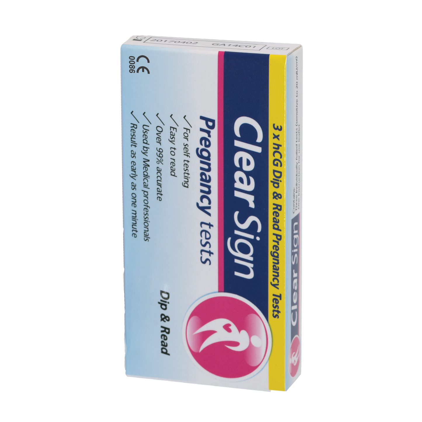Clear Sign Pregnancy Test