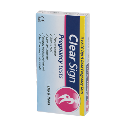 Clear Sign Pregnancy Test