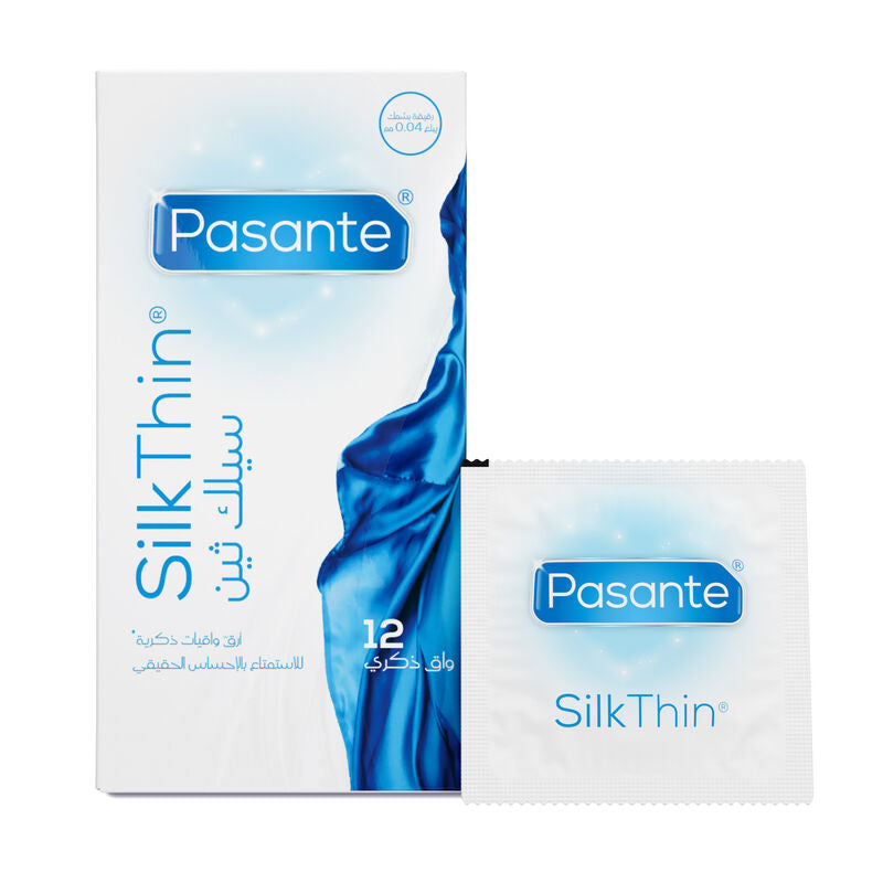 Pasante SilkThin packaging on a white background